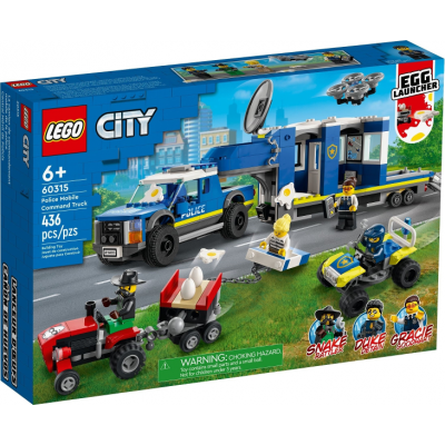 LEGO CITY Le camion de commandement mobile de la police 2022